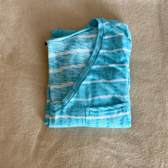 Torrid Soft Striped Toe Dye V-Neck T-Shirt - Size 1X - Picture 11 of 11